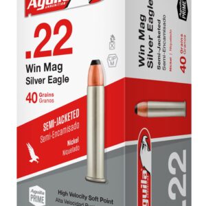 Aguila 1B222400 Silver Eagle High Velocity 22 Mag 40 gr Semi-Jacketed Soft Point 50 Bx/20 Cs – Ammo