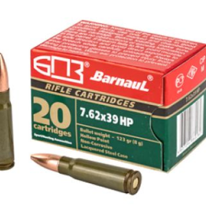 Barnaul 7.62x39mm 123gr Hollow Point 20rd box