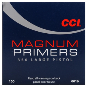 CCI Large Pistol Magnum Primers #350 Box of 1000 (10 Trays of 100)