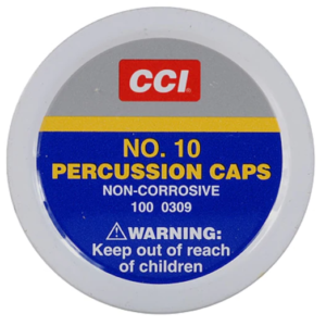 CCI Percussion Caps #10 Box of 1000 (10 Cans of 100)