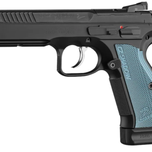 CZ-USA Shadow 2 Optics Ready Semi-Automatic Pistol 9mm Luger 4.89″ Barrel 19-Round Black Nitride Light Blue
