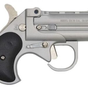 Cobra Firearms PISTOL/BEARMAN IND BBG38SB .38 Spc 2.75″ 2rds Satin Nickel W/Black Grips
