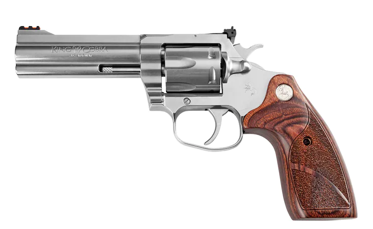 Colt King Cobra Target Revolver 357 Magnum 4.25″ Barrel 6-Round Stainless Altamont Wood