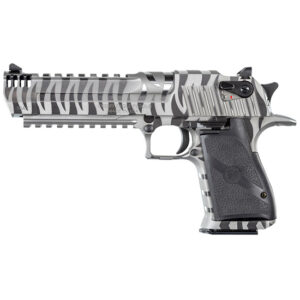 Desert Eagle, .44 Magnum, White with Tiger Stripes
