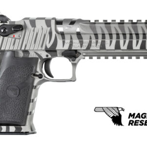 Desert Eagle, .50 AE White with Tiger Stripes