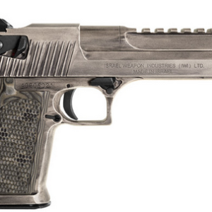 Desert Eagle Pistol, White Matte Distressed