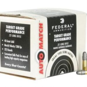 Federal AutoMatch 22LR 40gr Lead 325rd pack