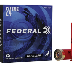 Federal Game Load Upland Ammunition 24 Gauge 2-1/2″ 11/16 oz #8 Shot