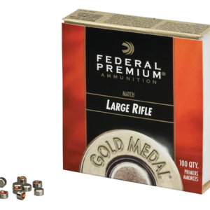 Federal Premium Gold Medal Large Rifle Match Primers #210M Box of 1000 (10 Trays of 100)
