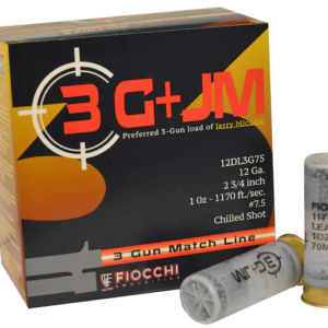 Fiocchi 3-Gun Ammunition 12 Gauge 2-3/4″ #7-1/2 Shot