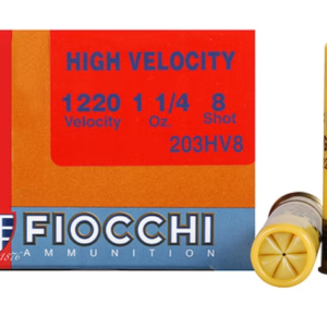 Fiocchi Shooting Dynamics High Velocity Ammunition 20 Gauge 3″ 1-1/4 oz #8 Shot Box of 25