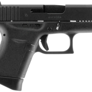 Glock 43 Semi-Automatic Pistol 9mm Luger 3.41″ Barrel 6-Round Black