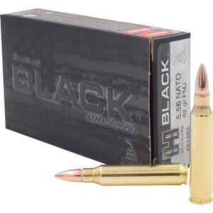 HORNADY BLACK 556NATO 62GR FMJ 20RD BOX