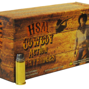 HSM Cowboy Action Ammunition 41 Remington Magnum 210 Grain Hard Cast Lead Semi-Wadcutter Box of 50