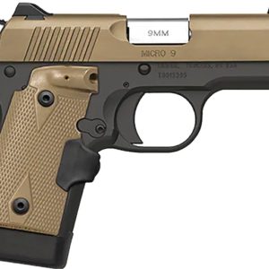 Kimber Micro 9 Desert Tan (LG) Semi-Automatic Pistol 9mm Luger 3.15″ Barrel 6-Round Desert Tan