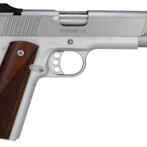 Kimber Stainless LW 45 ACP Pistol with Stainless Small Parts and Cocobolo Laminate Grips