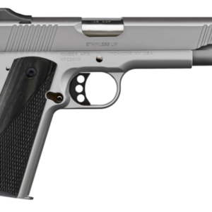 Kimber Stainless LW Arctic 45 ACP Pistol with Blacked Out Small Parts and Gray Laminate Grips