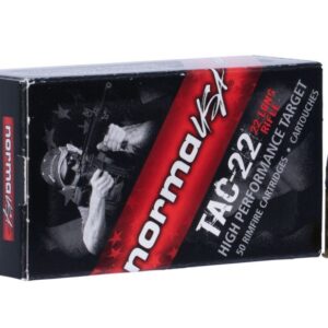Norma Tac-22 LR 40gr Lead Round Nose (LRN) 50rd box