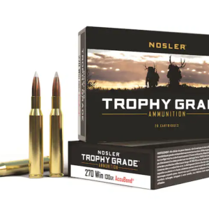 Nosler Trophy Grade Ammunition 300 Remington Ultra Magnum 180 Grain AccuBond Box of 20