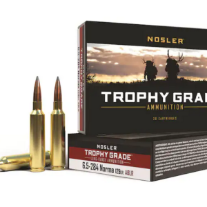 Nosler Trophy Grade Ammunition 6.5mm-284 Norma 129 Grain AccuBond Long Range Box of 20