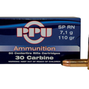 Prvi Partizan Ammunition 30 Carbine 110 Grain Soft Point Box of 50
