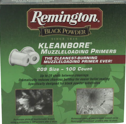 Remington Primers #209 Muzzleloading Box of 100