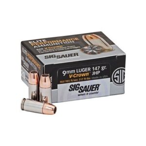 Sig Sauer 9mm 147 Gr V-Crown