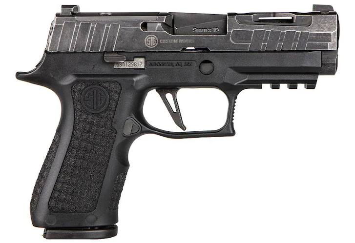Sig Sauer P320 XCompact Spectre Semi-Automatic Pistol 9mm Luger 3.9″ Barrel 15-Round Distressed Black