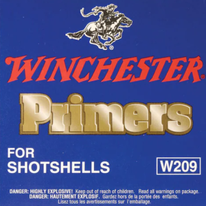 Winchester Primers #209 Shotshell Box of 1000 (10 Trays of 100)