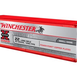Winchester Super-X .22 LR 40 Grain Power Point Hollow Point 100rd box