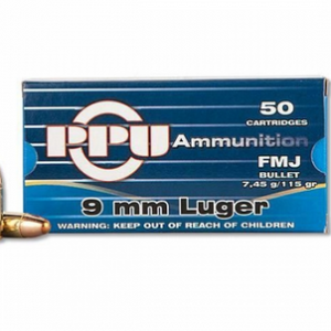 PRVI 9MM 115GR FMJ 50RD