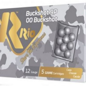 Rio Royal Buck 12GA 2-3/4″ 00Buck 9-pellet 5rds 1345fps