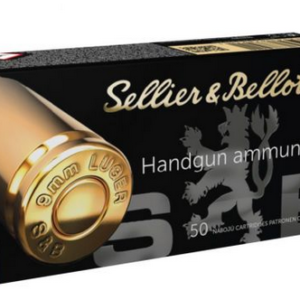 Sellier & Bellot 9mm 115 Grain FMJ SB9A 50 rnd/box