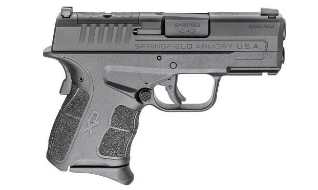 Springfield Armory XDSG93345BOSP XD-S Mod 2 .45 ACP 3.30″ 5+1,6+1 Black, Optics Cut Slide