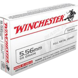 Winchester WM193K USA 5.56x45mm NATO 55gr Full Metal Jacket 20rd box