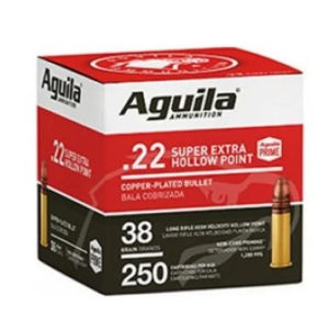 AGUILA .22 LR 38gr HV Hollow Point 250RD box